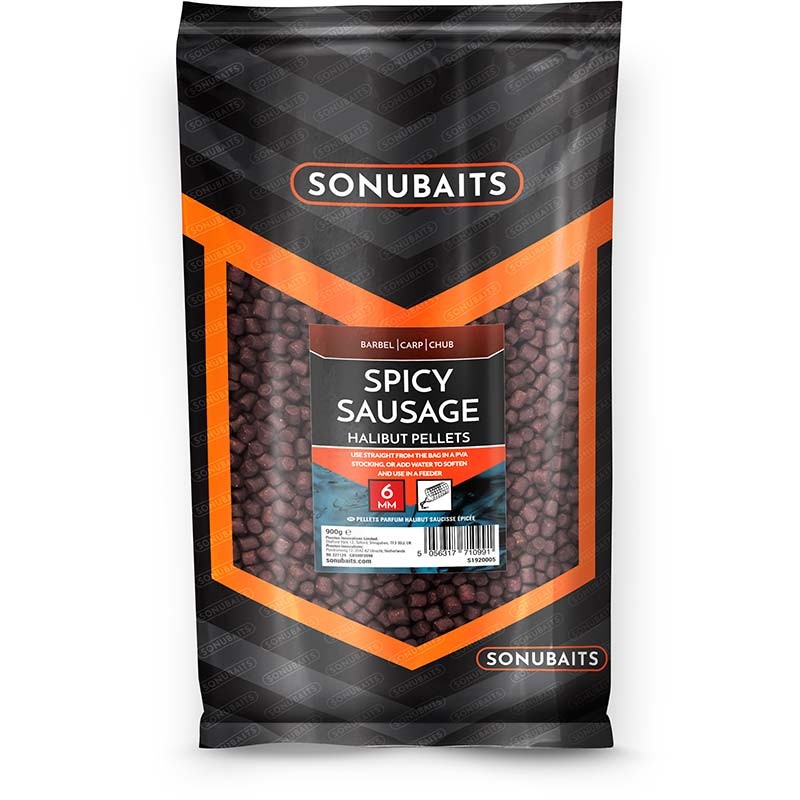 [135519] Spicy Sausage Halibut Pellets - 6mm