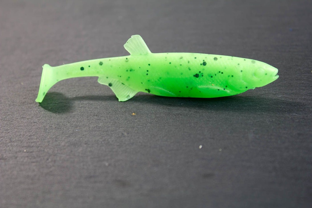 [135742] Player Shad 9cm Green Glitter