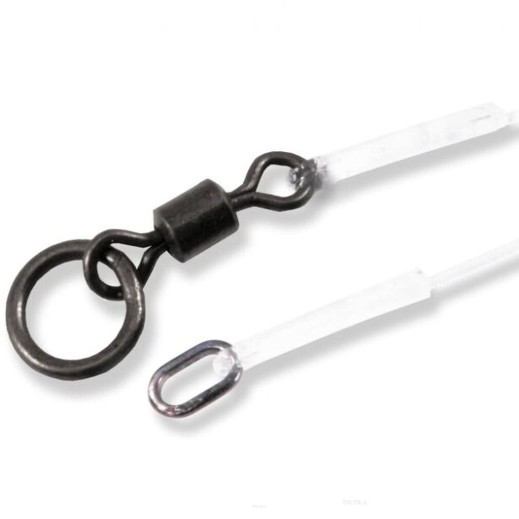 SUPERSTIFF LINK - 9,5 cm - 90 lb - oval ring/ring swivel (2 pcs)