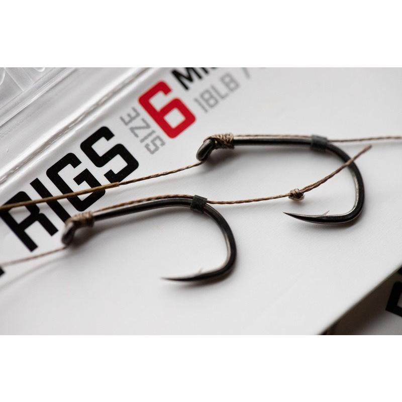 Basix Hair Rigs Wide Gape 6B 18lb