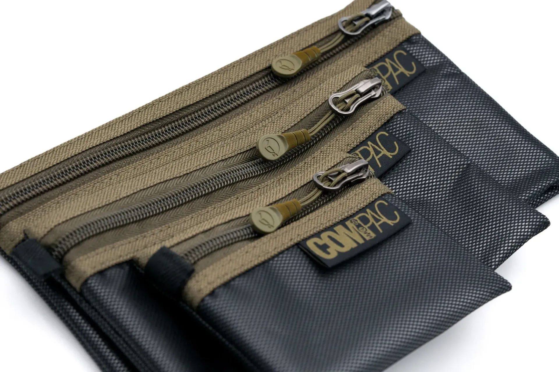 Compac Wallets Set of 3 Dark Kamo