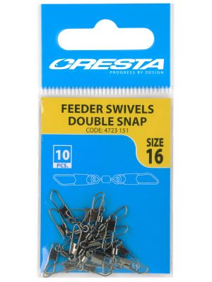 Cresta Feeder Swivel Double Snap 16