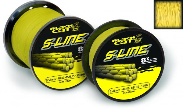 [151537] Ø 0,38mm S-Line L: 250m 40kg / 88lbs gelbs