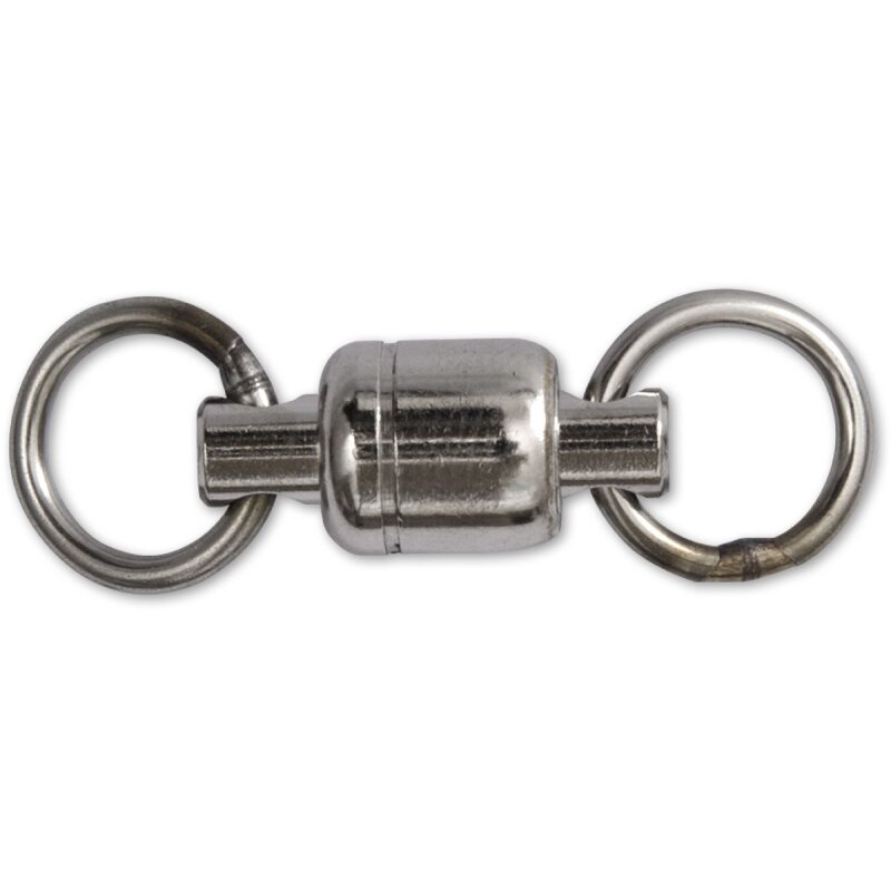 [151628] L: 22mm X-Strong Ball Bearing Swivel 97kg black nickel 4 Stück