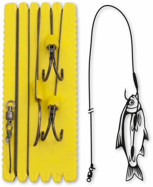 [151771] 8/0,3/0 Big Bait Ghost Rig 100kg 1Stück 1,40m
