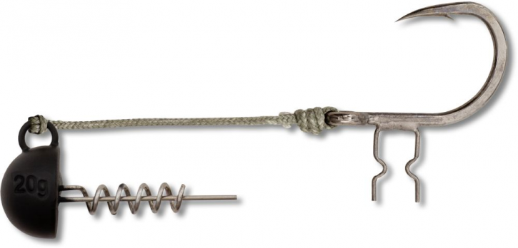 [151807] #6/0 Shad Claw Rig 20g 100kg 1 Stück