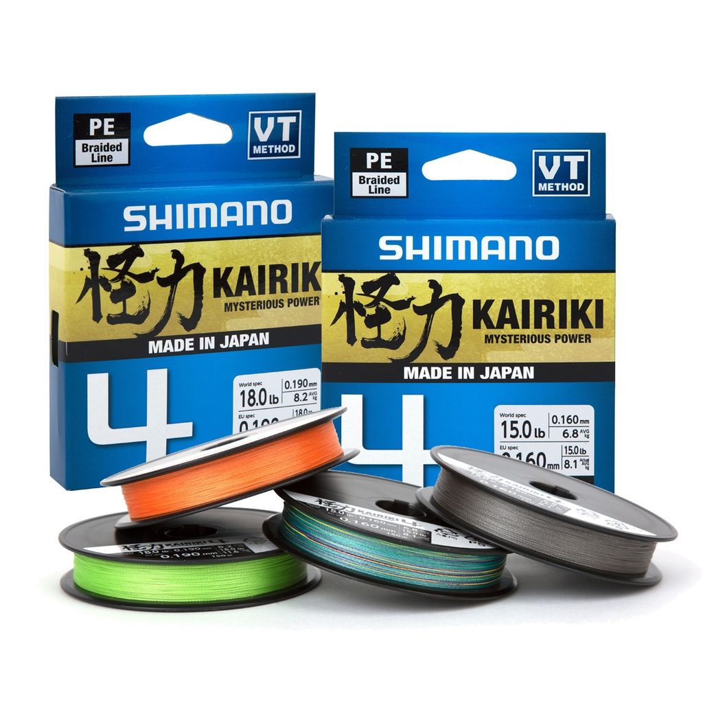 [155569] Shimano Kairiki 4 Hi-Vis Orange 0.13mm/4,5kg 300m