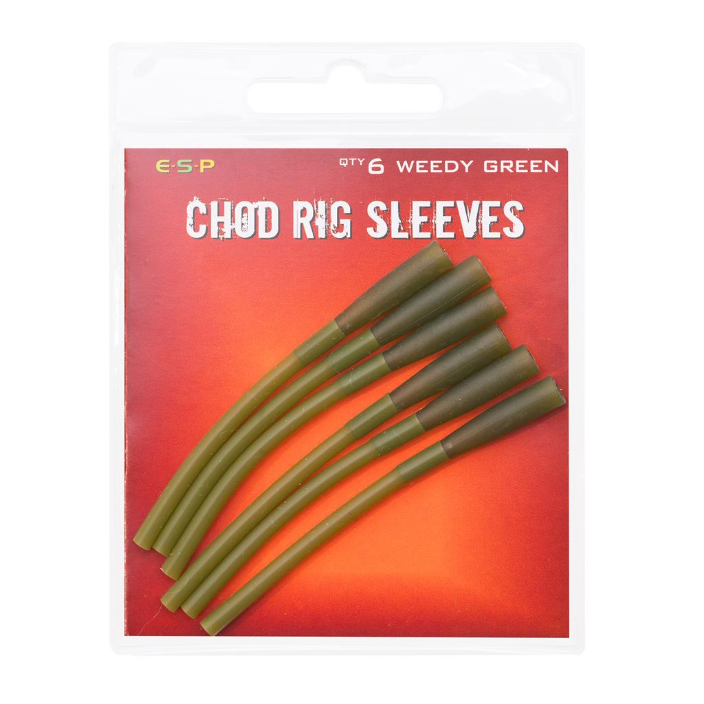 [158261] ESP CHOD RIG SLEEVES WEEDY GREEN