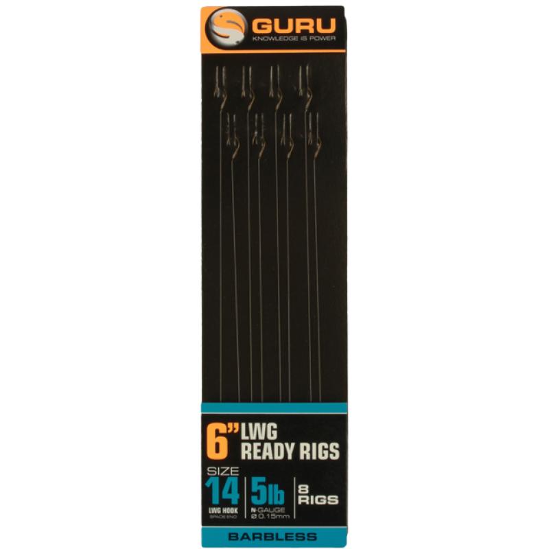 Guru Tackle - LWGS Pole Rigs 6 Size 14 x 8 (0.15mm)