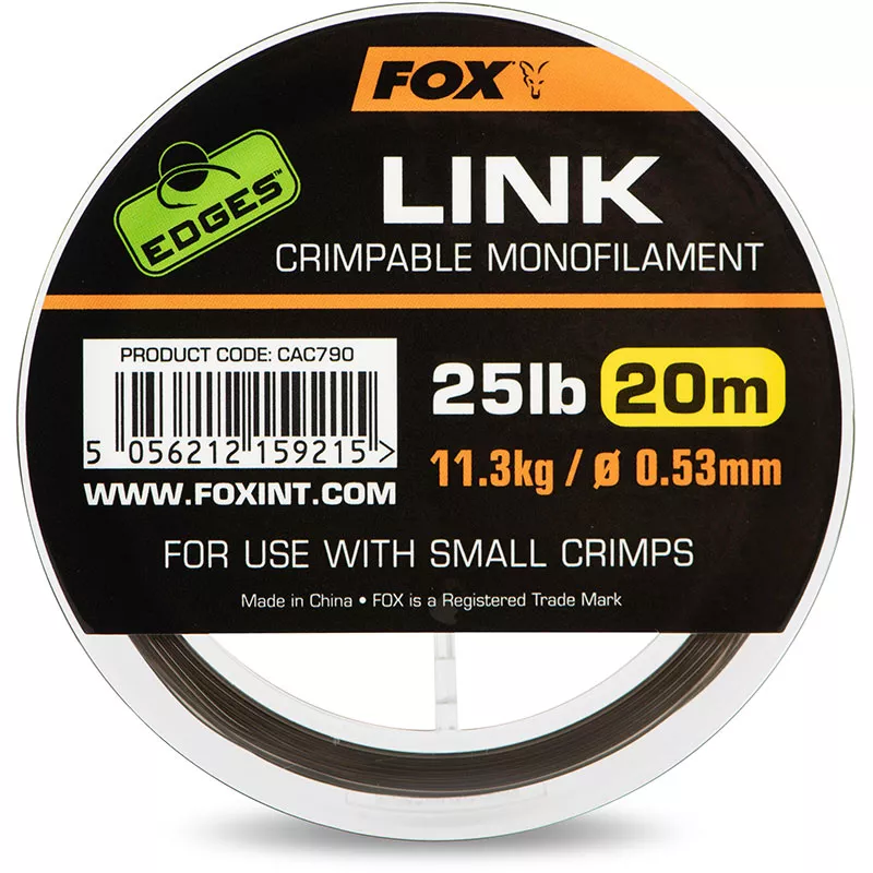 Edges Link Trans Khaki Mono 0.64mm 35lb 20m