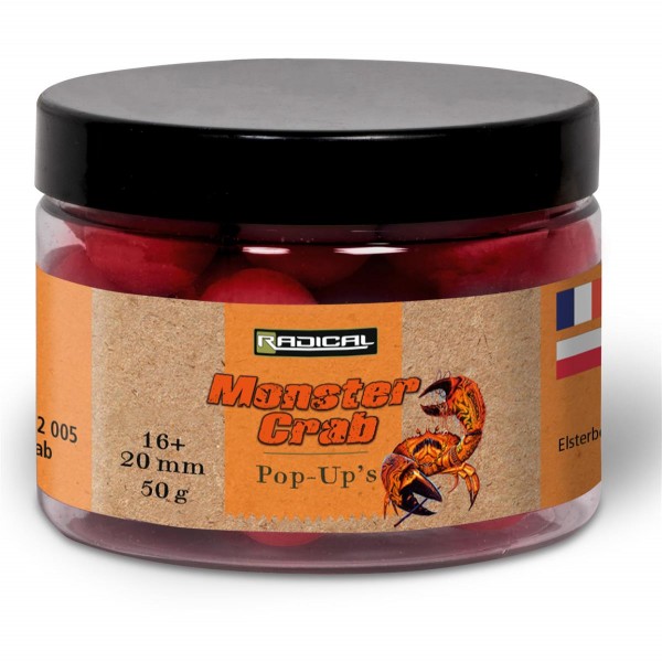 [161273] MONSTER CRAB POP UPS Ø16MM,Ø20MM 50G