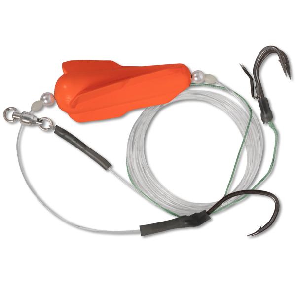 #8/0, 4/0 Dead Bait Rig L: 2,00m Haken: 2 Hauptschnur Ø: 1,20mm