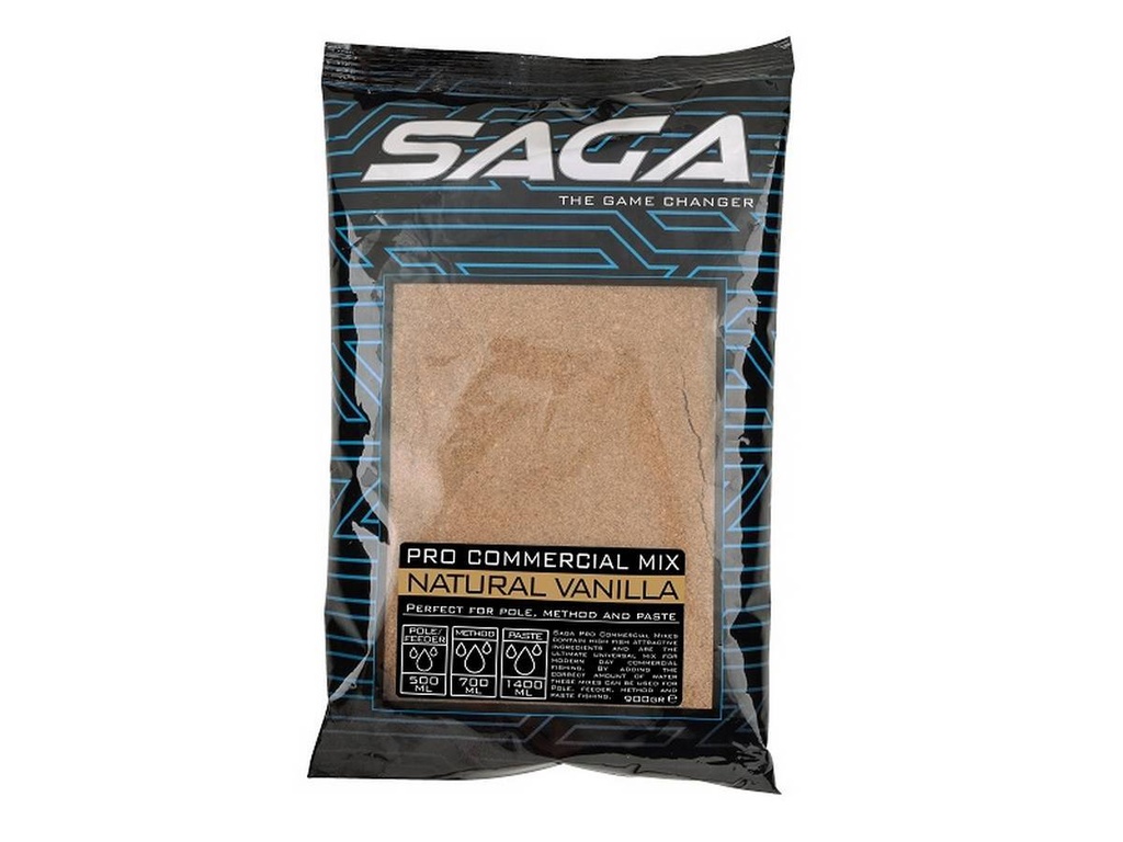 Saga Pro Commerial Mix Natural Vanilla 900gr