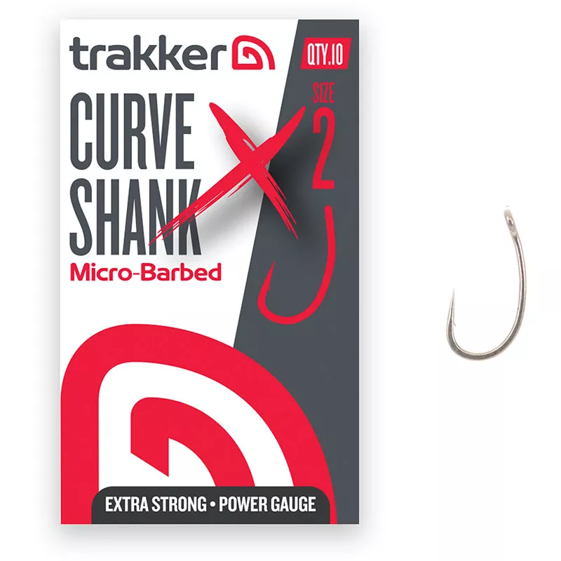 Curve Shank XS Hooks Size 2 (Micro Barbed) (227114)