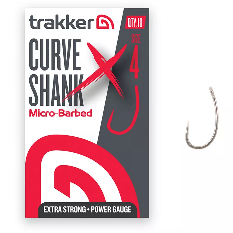 [167052] Curve Shank XS Hooks Size 4 (Micro Barbed) (227115)