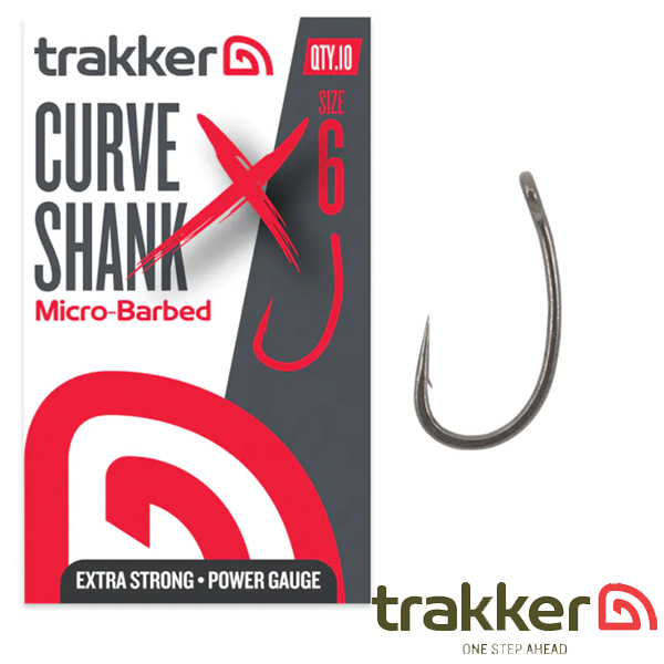 Curve Shank XS Hooks Size 6 (Micro Barbed) (227116)