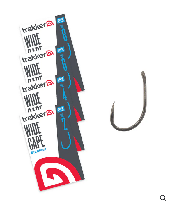 Wide Gape Hooks Size 6 (Barbless) (227121)