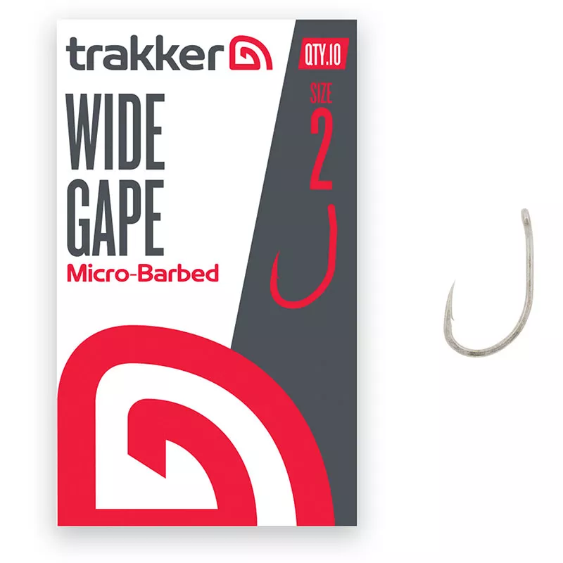 [167058] Wide Gape Hooks Size 2 (Micro Barbed) (227125)