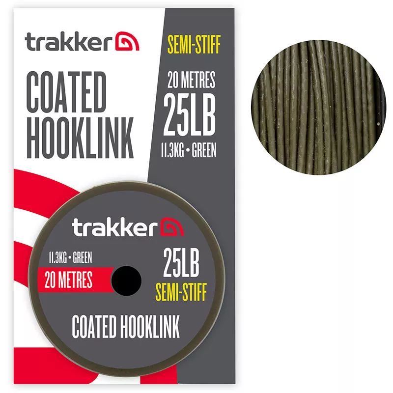 [167093] Semi Stiff Coated Hooklink (25lb)(11.3kg)(20m) (227410)