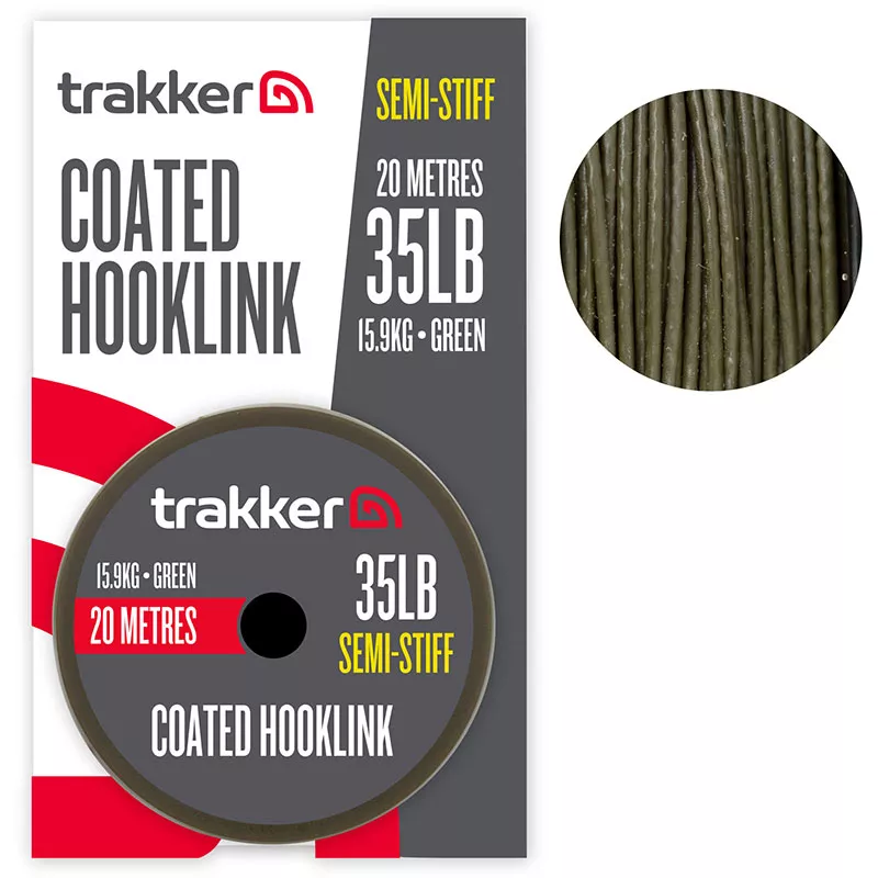 [167094] Semi Stiff Coated Hooklink (35lb)(15.9kg)(20m) (227411)