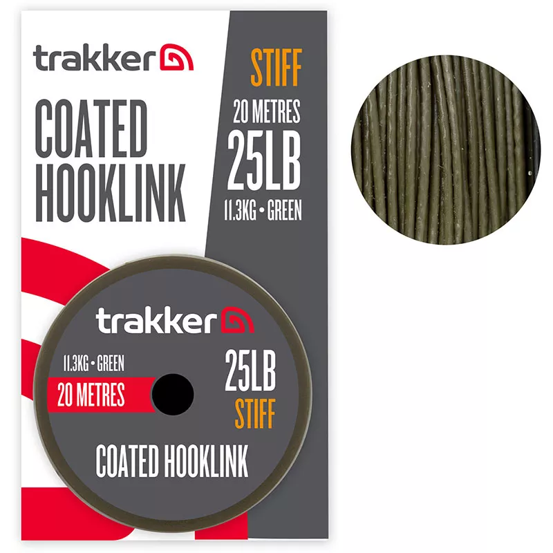 Stiff Coated Hooklink (25lb)(11.3kg)(20m) (227417)