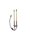 Brilliant LED Snag Ears Green