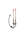 Brilliant LED Snag Ears Red