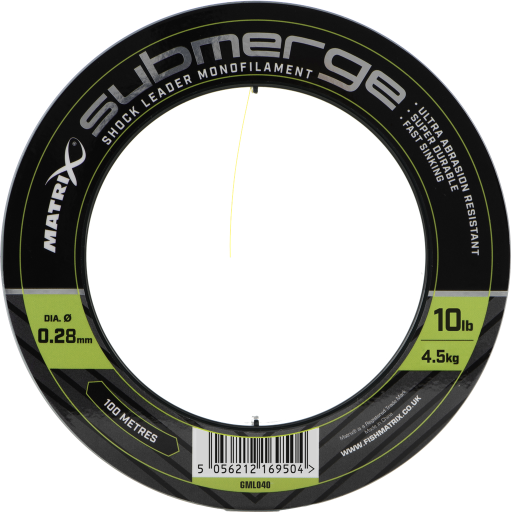 Submerge Shock Leader Monofilament 10lb 4.5kg 0.28mm 100m