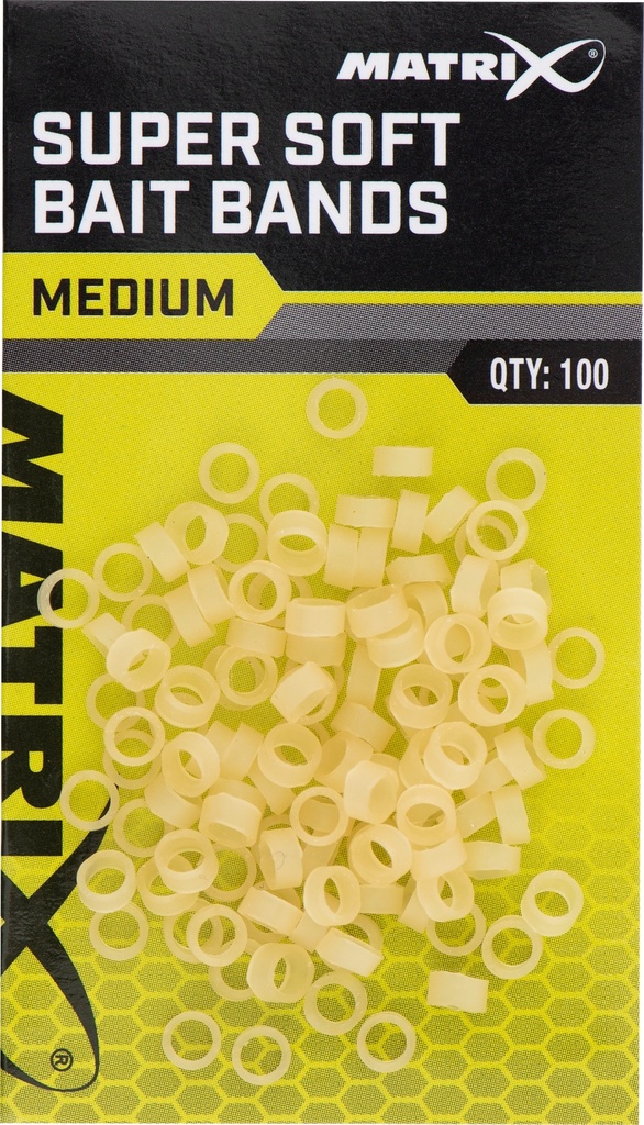 Super Soft Bait Bands Medium 100pcs