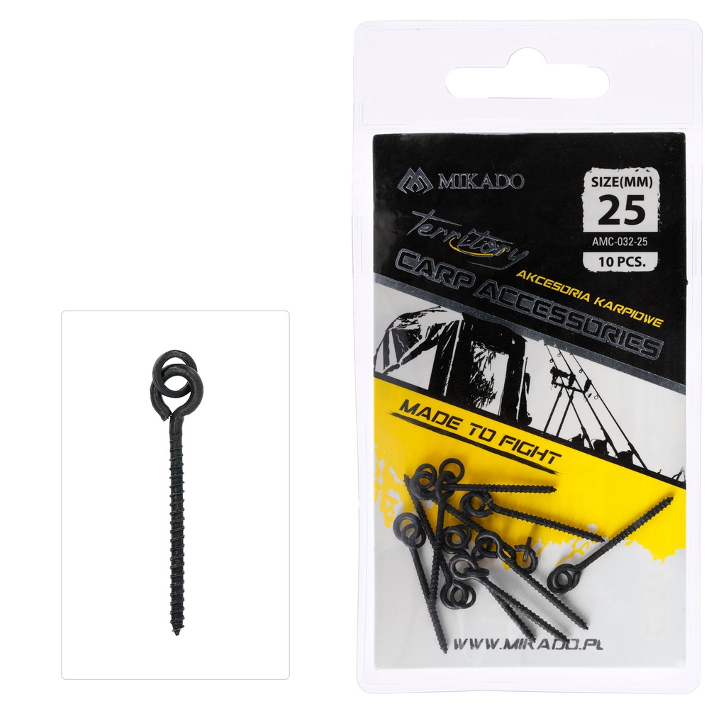 SCHRAUBE - FÜR BOILIES MIT SPLIT-RING 25mm - 10 Stk.