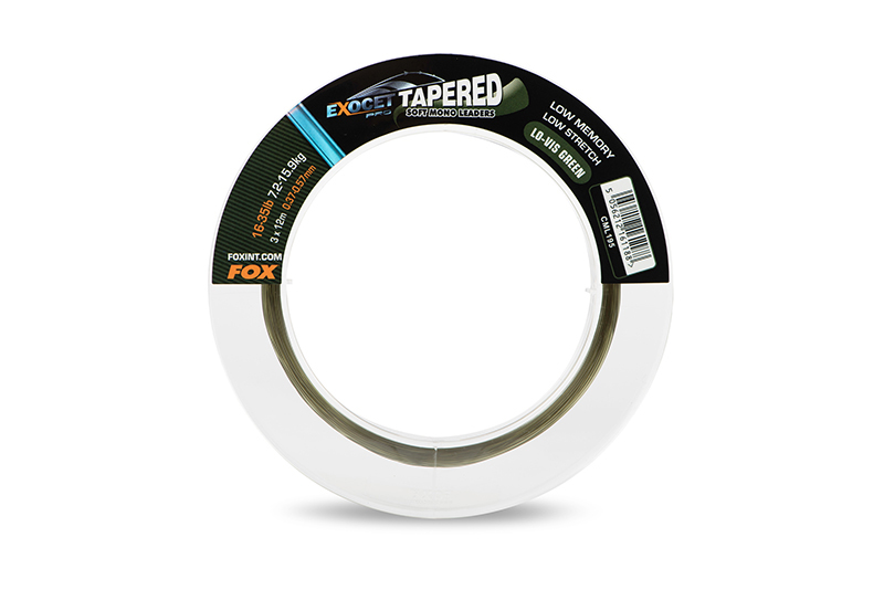 Exocet Pro Low Vis green Tapered Leaders 12-30LB 0.33- 0.50mm 3pcs