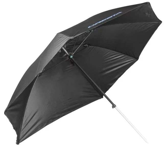 [134339] FLAT SIDE UMBRELLA BLACK 125CM