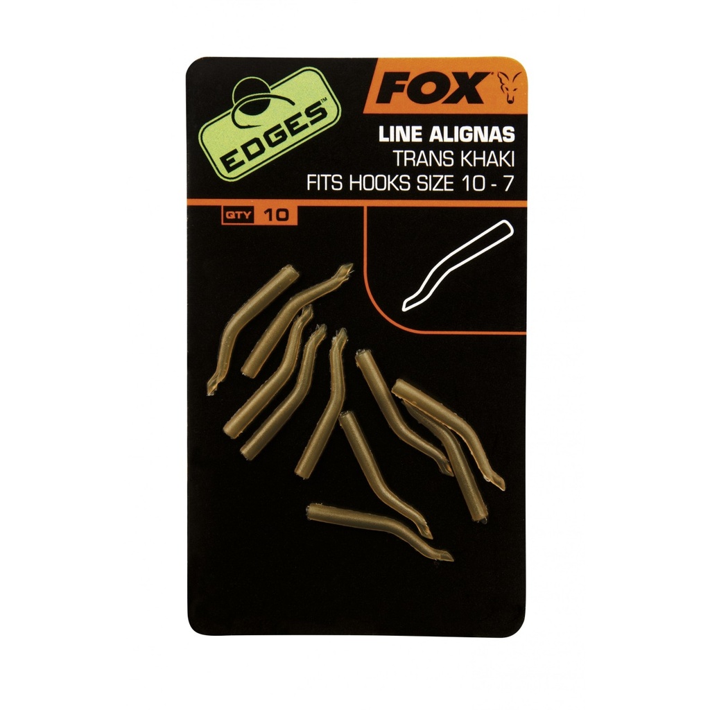 Edges Line Aligner Hook Sz 10-7 Trans Khaki x 10