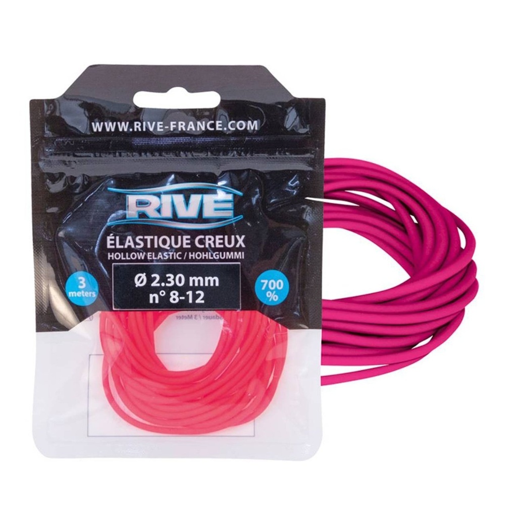 [175662] HOLLOW ELASTIC - 2,30 mm x 3m - Pink