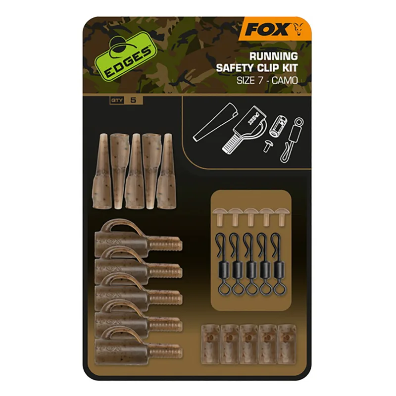 Edges Camo Running Safety Clip Kit