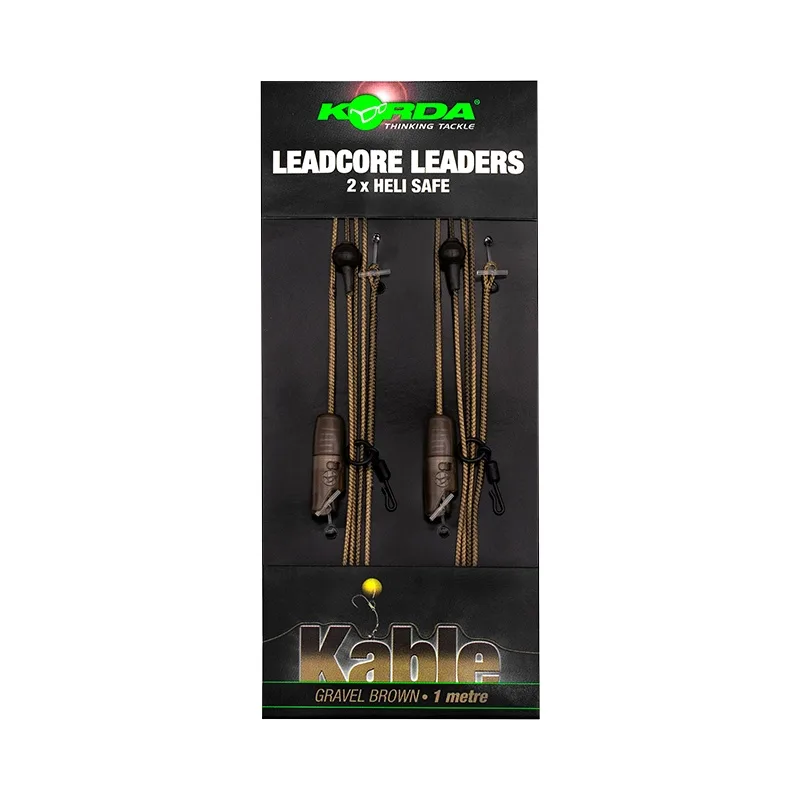 Leadcore leader Heli Safe Gravel 1m, 2 Stk.