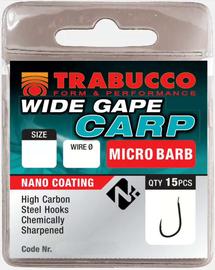 Wide Gape Carp (Micro Barb) Gr. 8