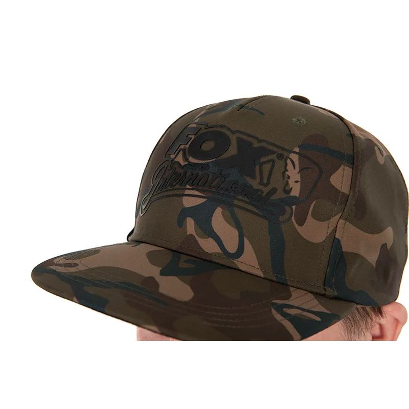 Fox Camo Flat Peak Snapback Cap