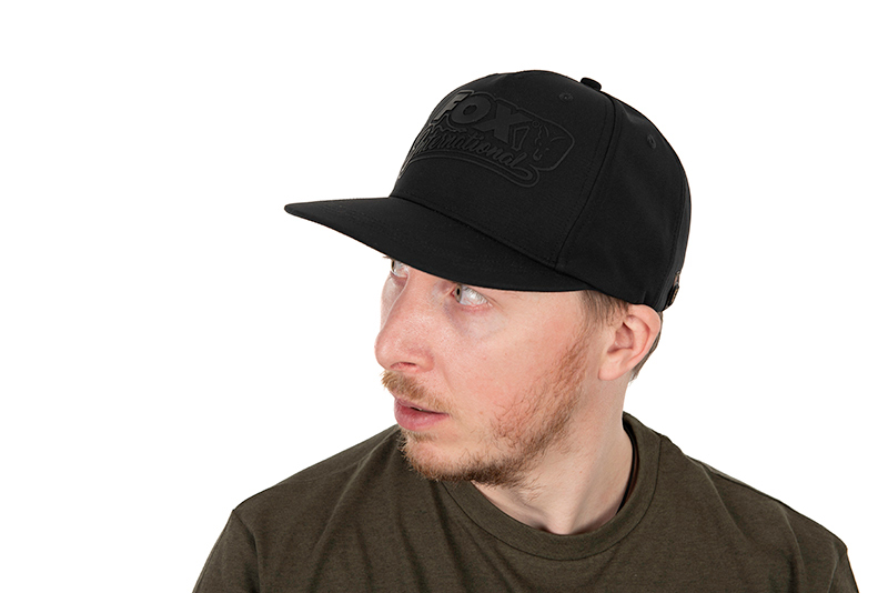 [180764] Fox Black/Camo Flat Peak Snapback Cap