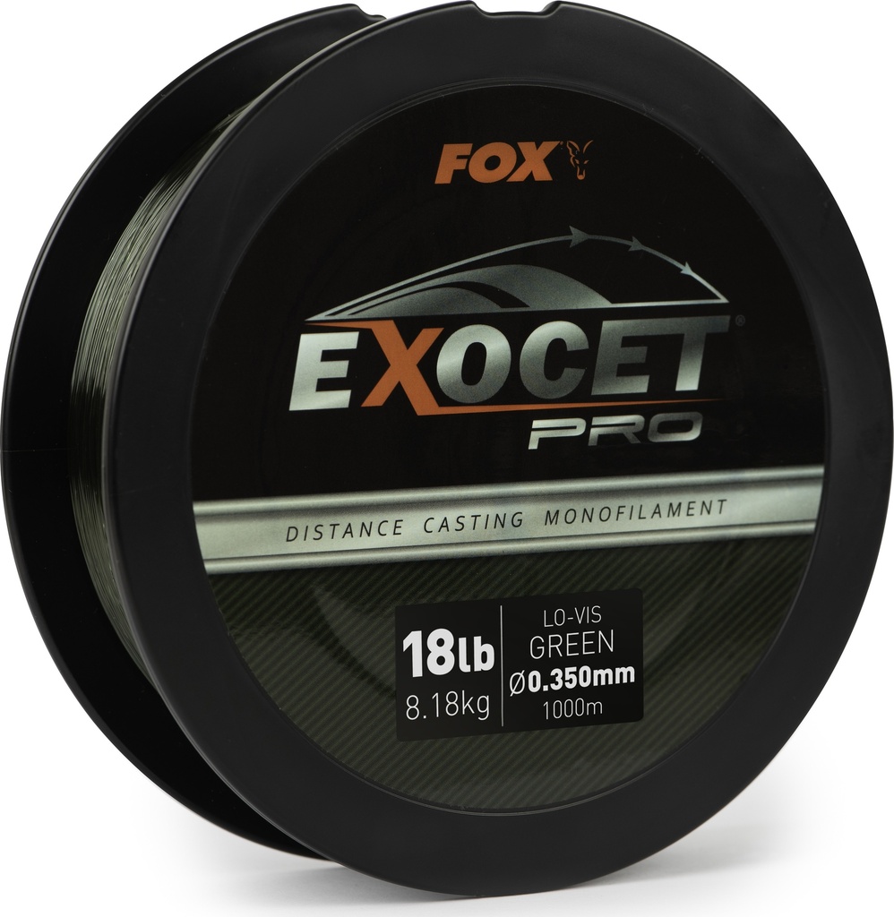 [180794] Exocet Pro Low Vis green 0.350mm 18lbs 8.18kgs 1000m