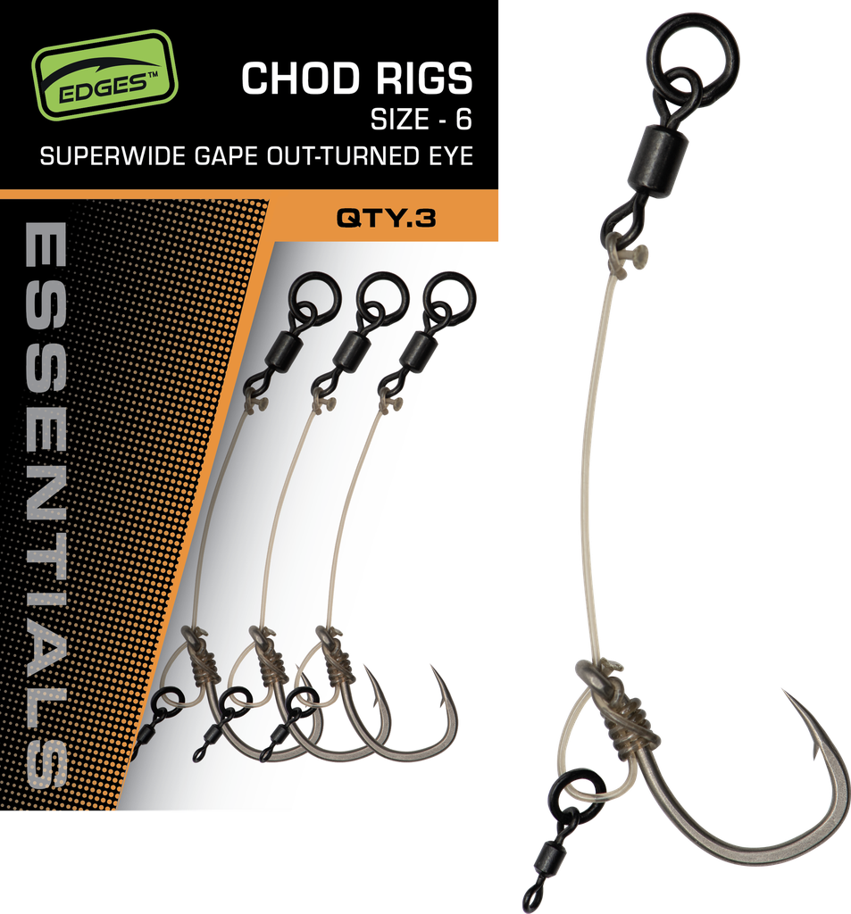 Edges SWOG Chod Rigs Size 6 3pcs