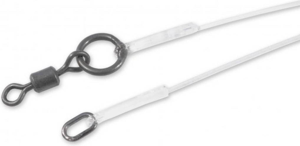 STIFF LINK - 9.5 cm - 50 lb - oval ring/loop (3 pcs)