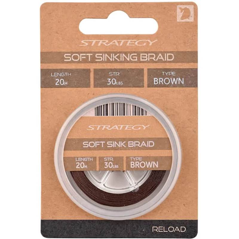 Strategy Reload Soft Sink Braid Brown 20Lbs 20m