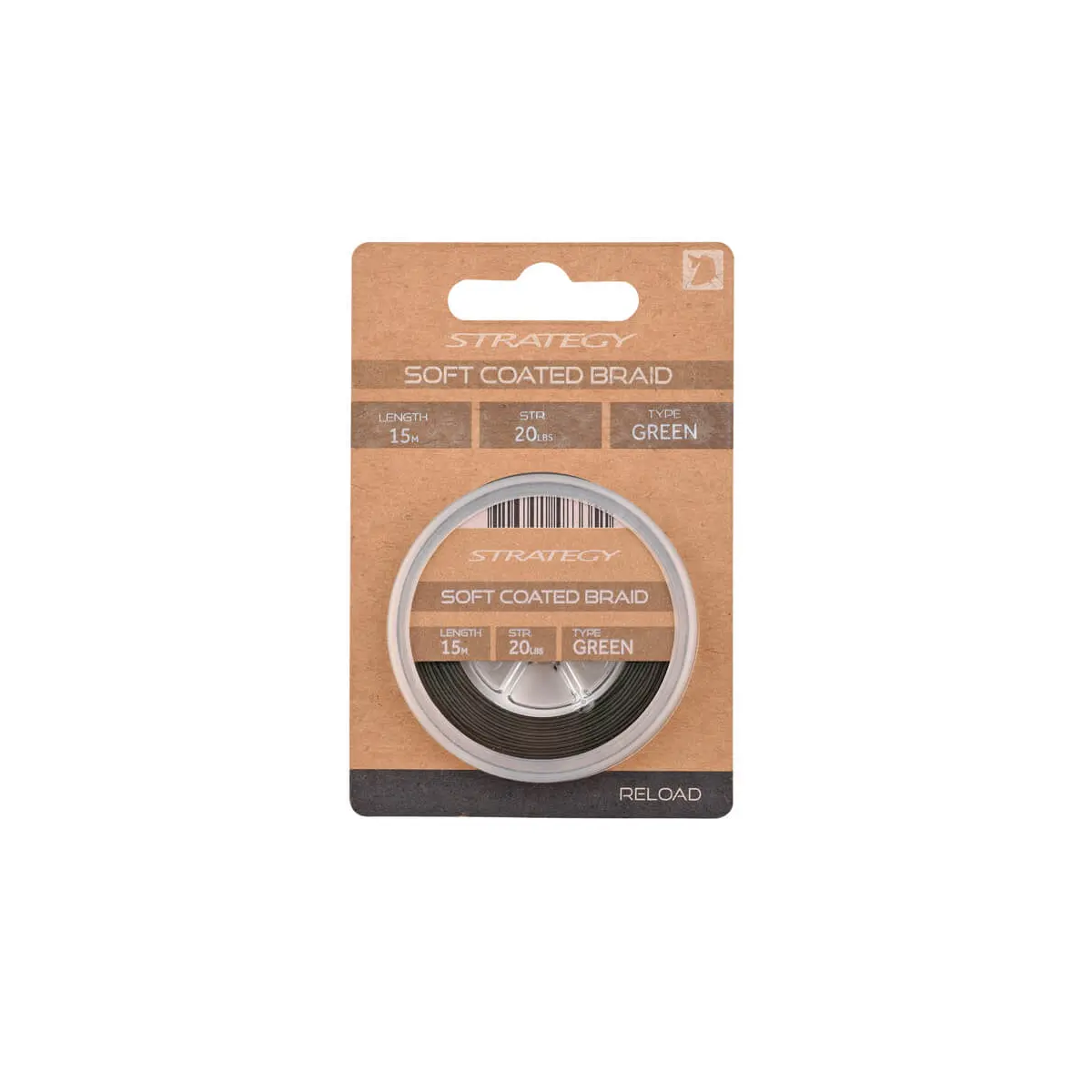 [185292] Strategy Reload Coated Braid Green 30Lbs 15m