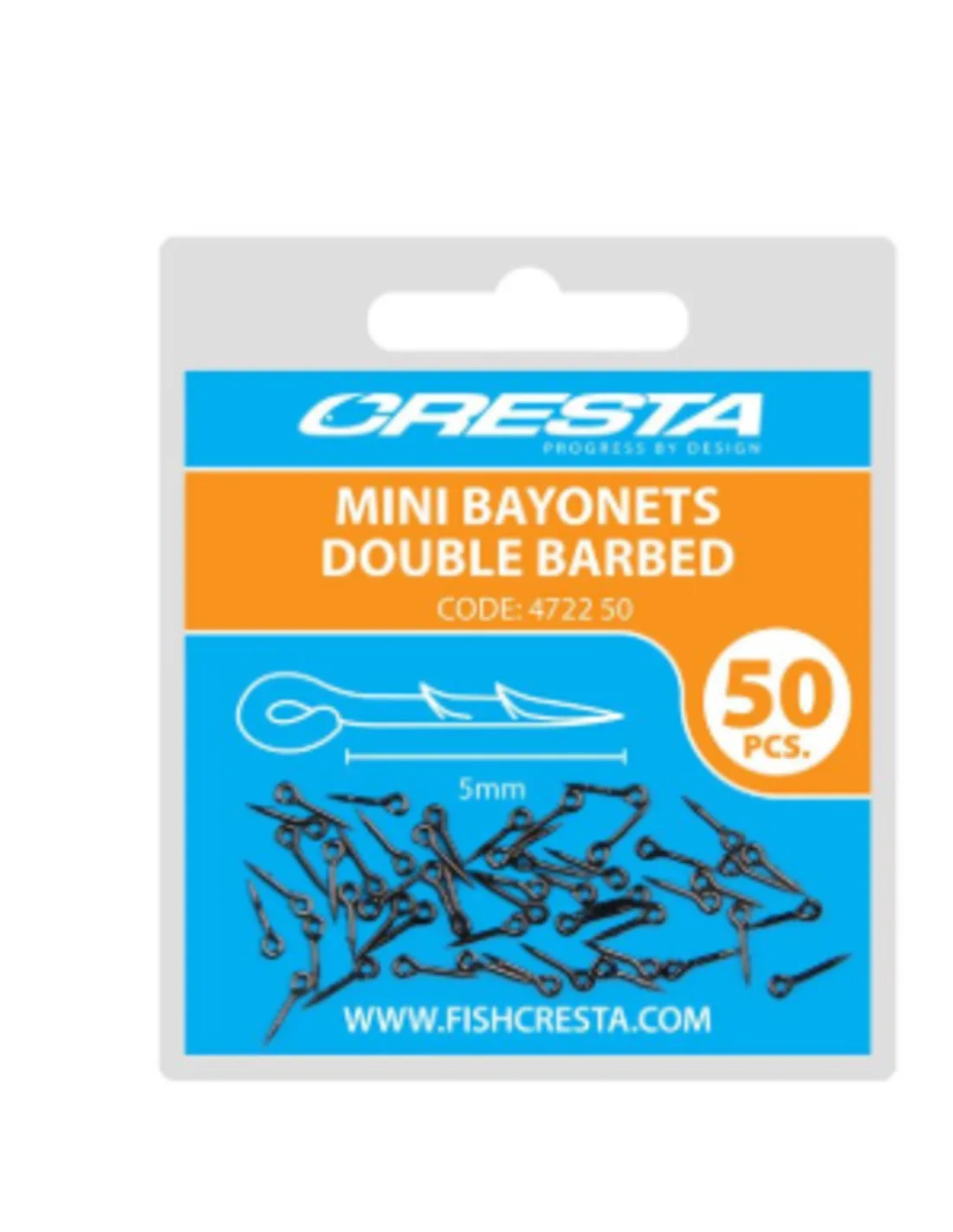 Mini Bayonet Double Barbed 50pcs.