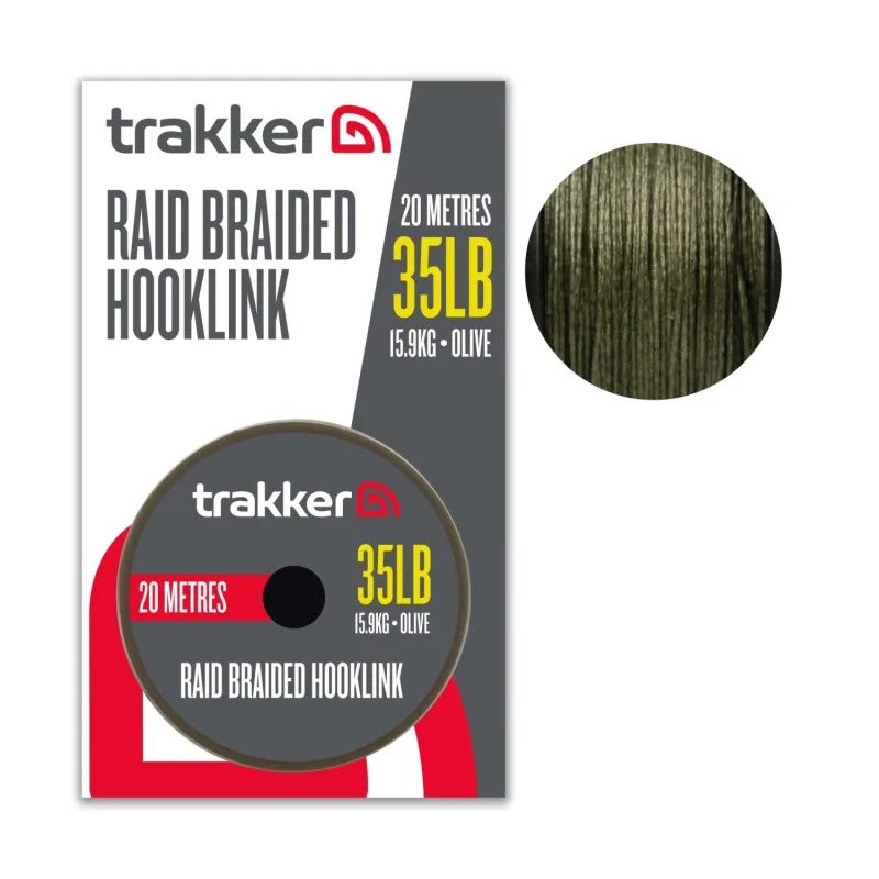 Raid Braid Hooklink 35lb 15,9kg 20m