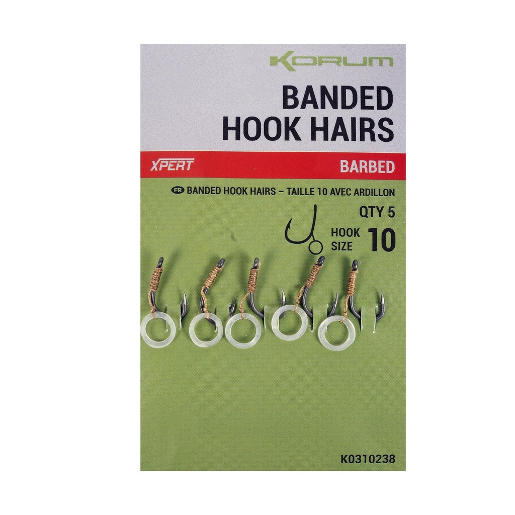 Banded Hook Hairs - Widerhaken 10