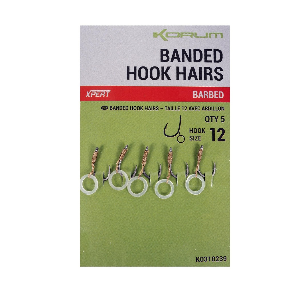 Banded Hook Hairs - Widerhaken 12