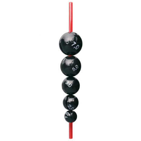 Globular weight with silicone 8g