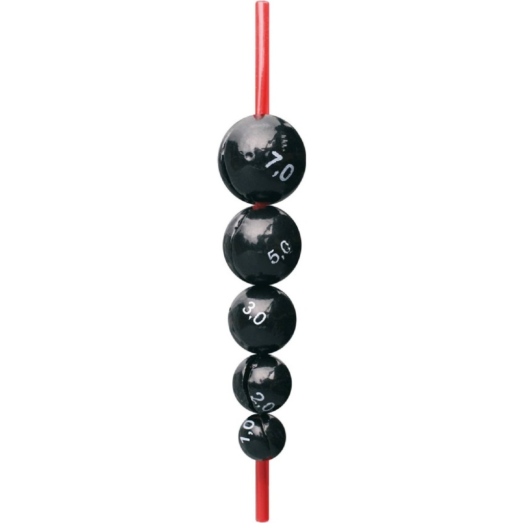 Globular weight with silicone 10g